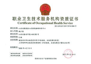 我院檢測(cè)評(píng)價(jià)中心取得非煤行業(yè)職業(yè)衛(wèi)生技術(shù)服務(wù)機(jī)構(gòu)乙級(jí)資質(zhì)